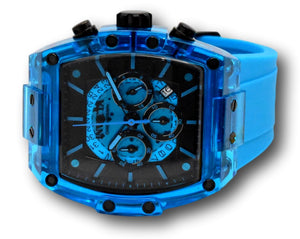 Invicta S1 Rally Diablo Men's 48mm Clear Blue Anatomic Dial Chrono Watch 44354-Klawk Watches