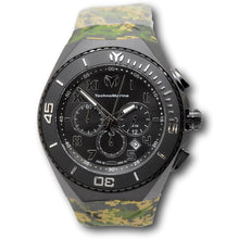 Load image into Gallery viewer, Technomarine Ocean Manta Mens 48mm Green Camo Strap Chrono Watch TM-221044-Klawk Watches
