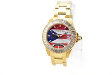Load image into Gallery viewer, Invicta Pro Diver Puerto Rico Edition Lady 38mm Gold 38 Crystals Watch 49615-Klawk Watches
