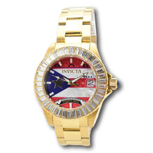 Load image into Gallery viewer, Invicta Pro Diver Puerto Rico Edition Lady 38mm Gold 38 Crystals Watch 49615-Klawk Watches
