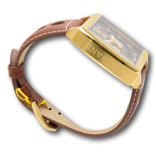 Load image into Gallery viewer, Invicta S1 Rally Cuadro Men&#39;s 45mm Gold GMT Brown Leather Chrono Watch 44300-Klawk Watches
