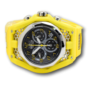 Invicta Racing Carbon Fiber Dial Men's 53mm Swiss Chrono Watch 47206 RARE-Klawk Watches