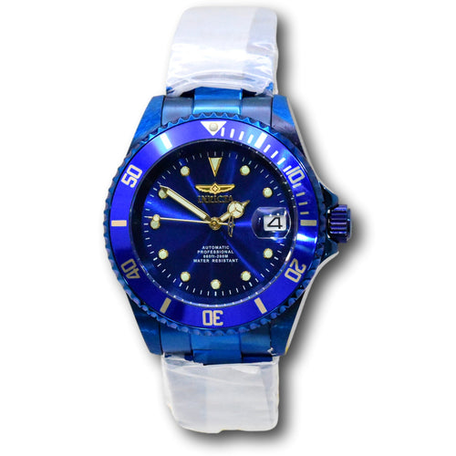 Invicta Pro Diver Automatic Men's 40mm Deep BLUE LABEL Watch 27750 RARE-Klawk Watches