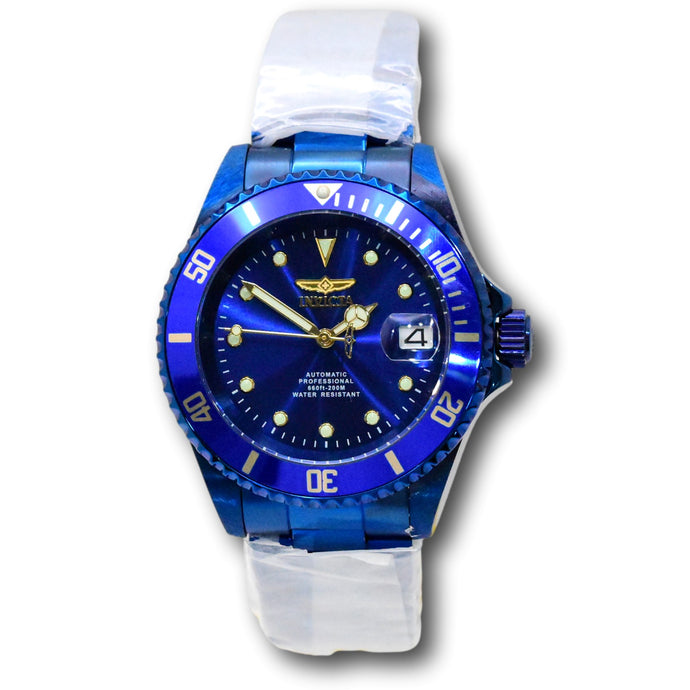 Invicta Pro Diver Automatic Men's 40mm Deep BLUE LABEL Watch 27750 RARE-Klawk Watches