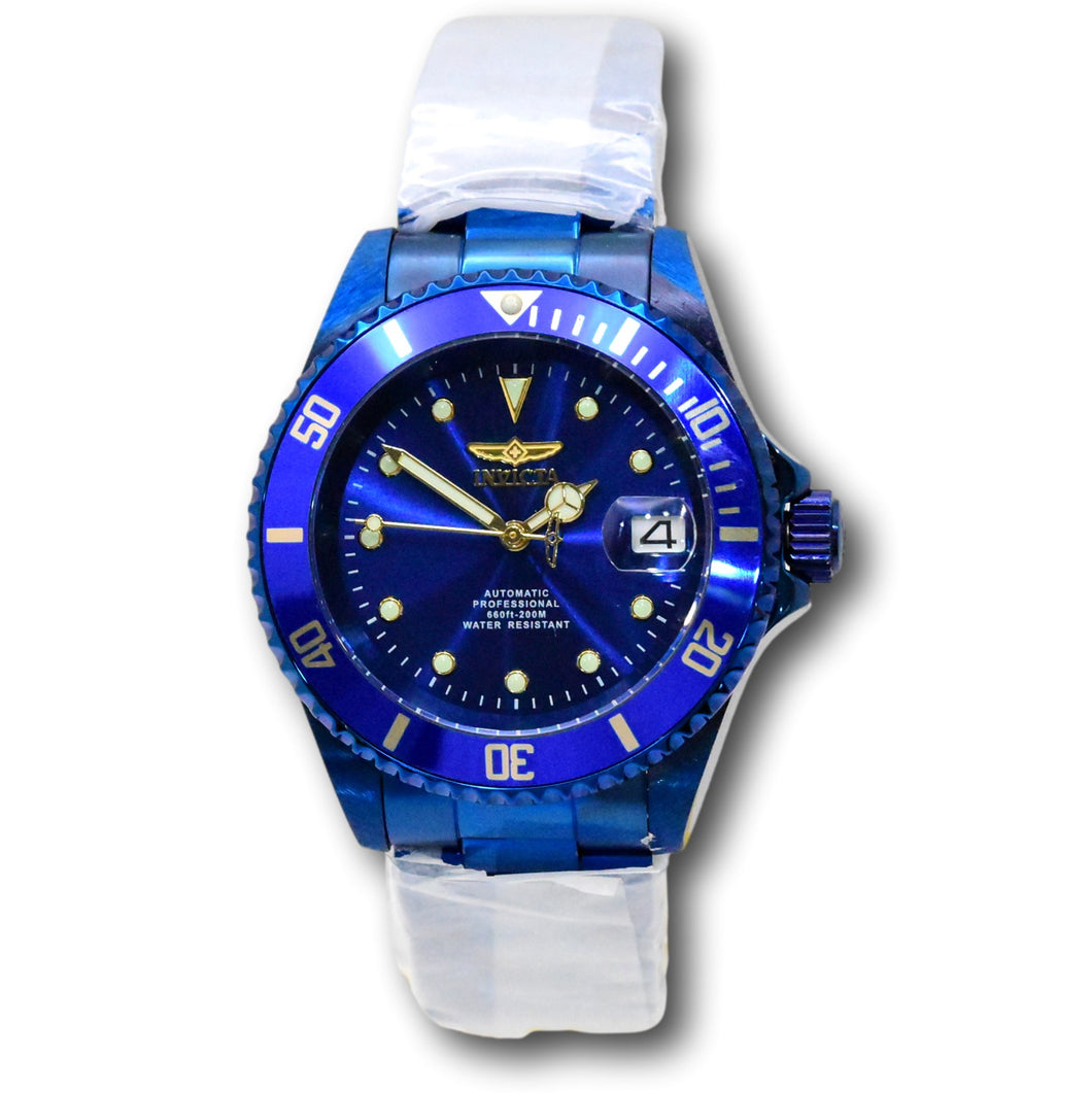 Invicta Pro Diver Automatic Men's 40mm Deep BLUE LABEL Watch 27750 RARE-Klawk Watches