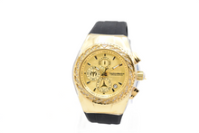 Load image into Gallery viewer, TechnoMarine Cruise Glitz Crystals 45mm Men's Chronograph Gold Black TM-125012-Klawk Watches
