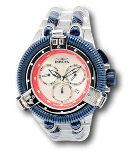 Invicta Reserve King Python Men's 50mm Limited Silver Swiss Chrono Watch 46245-Klawk Watches