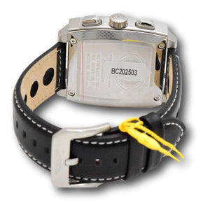 Invicta S1 Rally Cuadro Monaco Men's 45mm Black GMT Leather Chrono Watch 44747-Klawk Watches