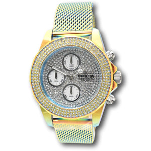 Invicta Pro Diver Fire Amber Women's 518 Pave Crystals Quartz Chrono Watch 44257-Klawk Watches