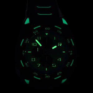 Invicta Sea Monster Midnight Dark Current Mens 50mm Lume Dial Chrono Watch 37666-Klawk Watches