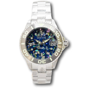 Invicta Pro Diver Automatic Women's 38mm Abalone Mosaic Dial Silver Watch 35761-Klawk Watches