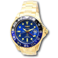 Load image into Gallery viewer, Invicta Grand Diver GMT Automatic Men&#39;s 47mm Blue Dial Gold Watch 45671-Klawk Watches
