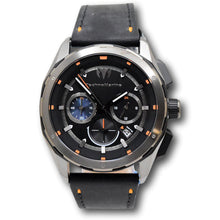 Load image into Gallery viewer, TechnoMarine Ocean Nomad Men's 43mm Triple Black Leather Chrono Watch TM-318087-Klawk Watches

