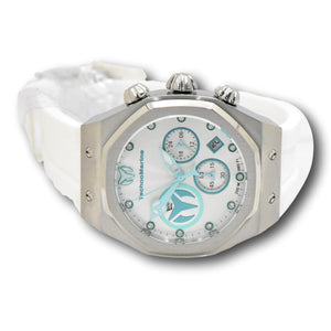 Technomarine Reef Sun Women's 40mm Glacier Ice Crystal Chrono Watch TM-523005-Klawk Watches