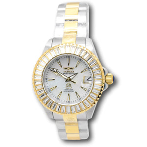 Invicta Pro Diver Women's 38mm Automatic White MOP Gold Limited Edition 44320-Klawk Watches