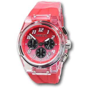 Invicta S1 Rally Prism Color Flip Men's 44mm Red and Clear Chrono Watch 47349-Klawk Watches