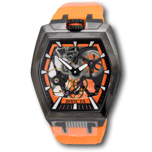 Invicta Akula Stealth Legion Men's 48mm Gunmetal Orange Hand Wind Watch 44020-Klawk Watches