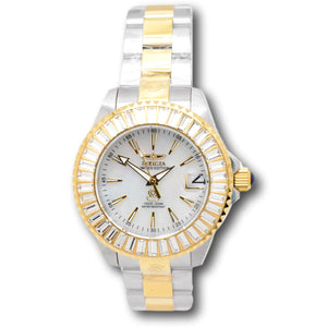 Invicta Pro Diver Women's 38mm Automatic White MOP Gold Limited Edition 44320-Klawk Watches