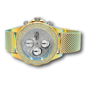 Invicta Pro Diver Fire Amber Women's 518 Pave Crystals Quartz Chrono Watch 44257-Klawk Watches