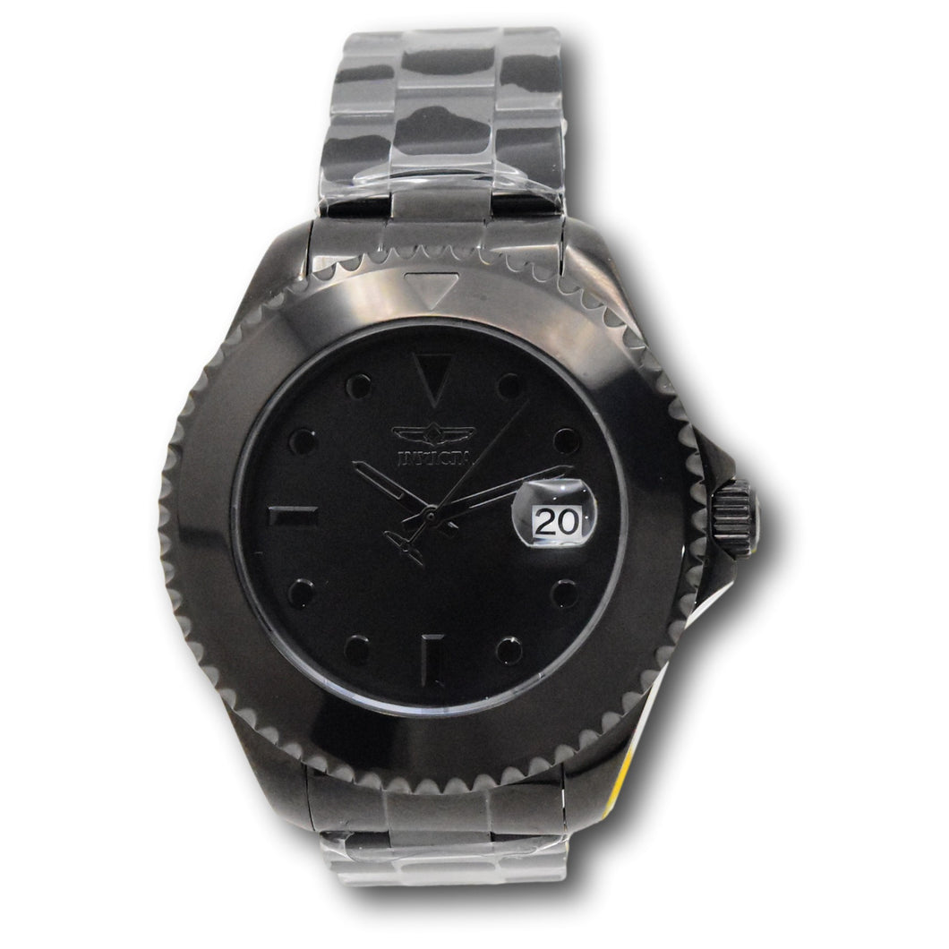 Invicta Pro Diver Triple Black Stealth Automatic Mens 47mm Stainless Watch 35039-Klawk Watches