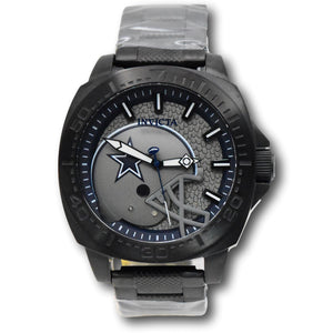 Invicta Pro Diver NFL Dallas Cowboys Men's 46mm Double Black Quartz Watch 47867-Klawk Watches