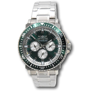 Invicta Ti-22 Titanium Men's 44mm Green Dial Multifunction Date Watch 47514-Klawk Watches