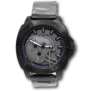 Invicta Pro Diver NFL Dallas Cowboys Men's 46mm Double Black Quartz Watch 47867-Klawk Watches