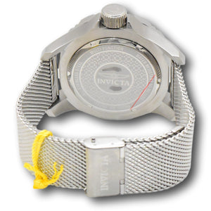 Invicta Deepwave Men’s 50mm Blue Wave Dial Quartz Watch Stainless Mesh 48011-Klawk Watches