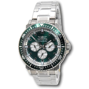 Invicta Ti-22 Titanium Men's 44mm Green Dial Multifunction Date Watch 47514-Klawk Watches