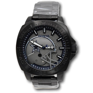 Invicta Pro Diver NFL Dallas Cowboys Men's 46mm Double Black Quartz Watch 47867-Klawk Watches