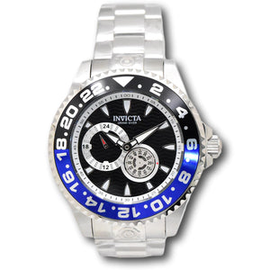 Invicta Grand Diver GMT Men's 47mm Automatic Batman Bezel Black Dial Watch 47300-Klawk Watches