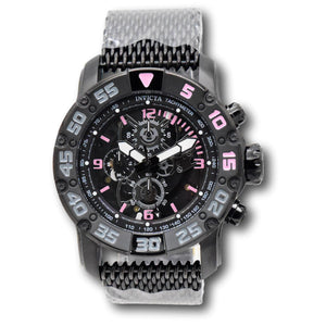 Invicta Racing JM Limited Edition Men's 48mm Black Skeleton Chrono Watch 48054-Klawk Watches