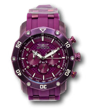 Load image into Gallery viewer, Invicta Pro Diver Men&#39;s 48mm Purple Carbon Fiber Dial Chrono GMT Watch 40688-Klawk Watches
