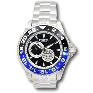 Invicta Grand Diver GMT Men's 47mm Automatic Batman Bezel Black Dial Watch 47300-Klawk Watches
