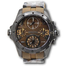 Load image into Gallery viewer, Invicta Coalition Forces Sniper Mens 50mm 4-Time Zone Brown Military Watch 39357-Klawk Watches
