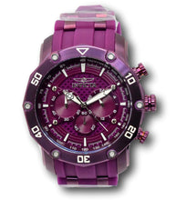 Load image into Gallery viewer, Invicta Pro Diver Men&#39;s 48mm Purple Carbon Fiber Dial Chrono GMT Watch 40688-Klawk Watches
