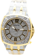 Load image into Gallery viewer, Invicta Celestial Lux Men's 43mm Gold Pave 407 Crystals Quartz Watch 50327-Klawk Watches
