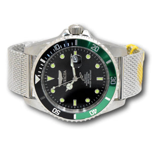 Invicta Pro Diver Emerald Shadow Automatic Men's 47mm Stainless Mesh Watch 48887-Klawk Watches