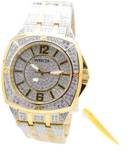 Load image into Gallery viewer, Invicta Celestial Lux Men's 43mm Gold Pave 407 Crystals Quartz Watch 50327-Klawk Watches
