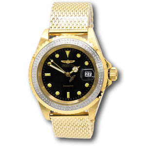Invicta Elite Automatic 0.59ct Diamond Bezel 40mm Gold Men’s Watch 48745-Klawk Watches