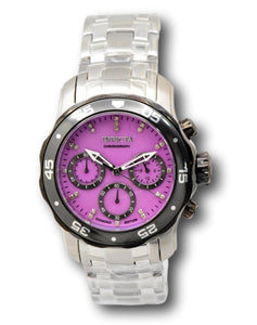 Invicta Pro Diver Scuba Diamond Edition Women's 38mm Purple Watch 42114 No Box-Klawk Watches