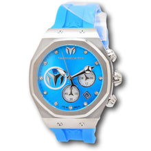 Load image into Gallery viewer, Technomarine Reef Sun Women's 40mm Glacier Blue Crystal Chrono Watch TM-523006-Klawk Watches

