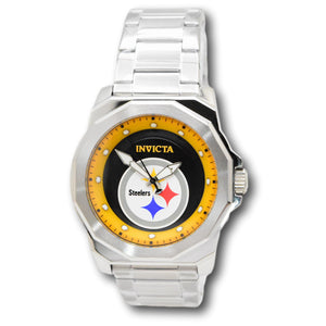 Invicta NFL Pittsburgh Steelers Men's 42mm Stainless Quartz Watch 47921-Klawk Watches