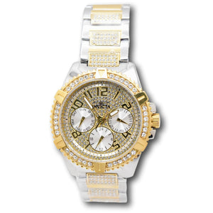 Invicta Celestial Luxe Women's 45mm 162 Pave Crystal Dial Quartz Watch 48565-Klawk Watches