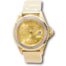 Load image into Gallery viewer, Invicta Elite Automatic 0.59ct Diamond Bezel 40mm Triple Gold Men’s Watch 48746-Klawk Watches
