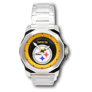 Invicta NFL Pittsburgh Steelers Men's 42mm Stainless Quartz Watch 47921-Klawk Watches
