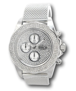 Invicta Pro Diver 43mm Men’s Chronograph Silver Pave Crystal Watch 31567-Klawk Watches