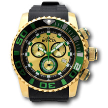 Load image into Gallery viewer, Invicta Sea Hunter Gold Men's 52mm Black &amp; Green Fly Back Chrono Watch 48987-Klawk Watches
