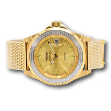 Load image into Gallery viewer, Invicta Elite Automatic 0.59ct Diamond Bezel 40mm Triple Gold Men’s Watch 48746-Klawk Watches
