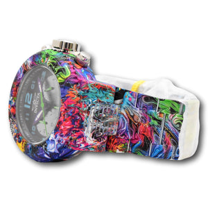 Invicta Pro Diver Hydroplated Men's 52mm Color Shift Skulls Chrono Watch 48551-Klawk Watches